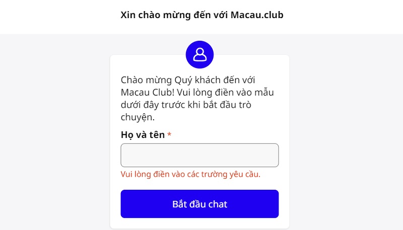 cham soc khach hang tai macau club