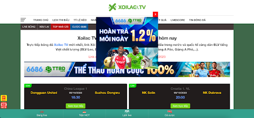 Trang xem bóng đá trực tuyến Xoilac TV 